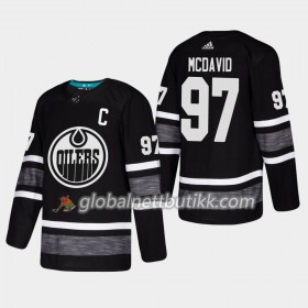 Edmonton Oilers Hockeydrakt Connor McDavid 97 Svart 2019 NHL All-Star Adidas Authentic - Herre
